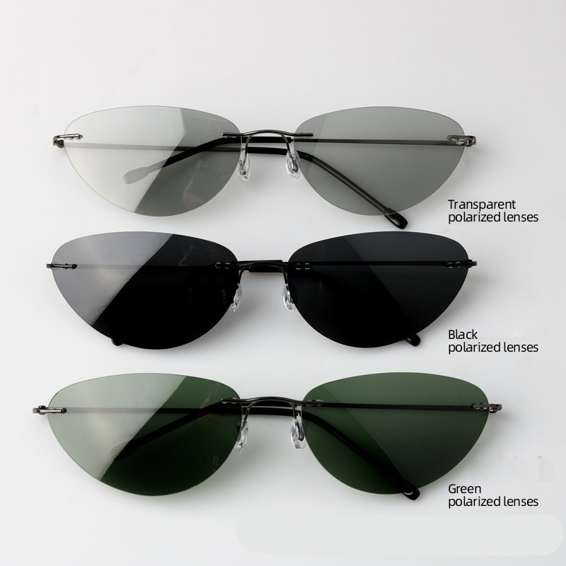 Fashion Rimless Sunglasses, Ca - Fishing Sunglasses Polarized ulasan dan harga