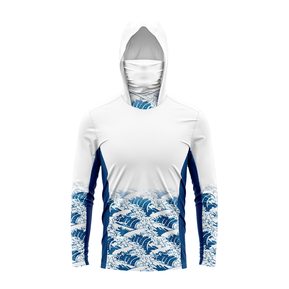 Men UPF50+ Sun Protection Fish - Fishing Shirt Uv Protection ulasan dan harga