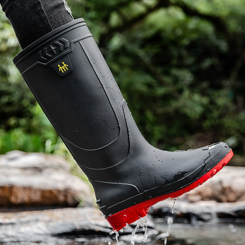 Men's Rain Boots Work Boots Sl - Fishing Waders ulasan dan harga