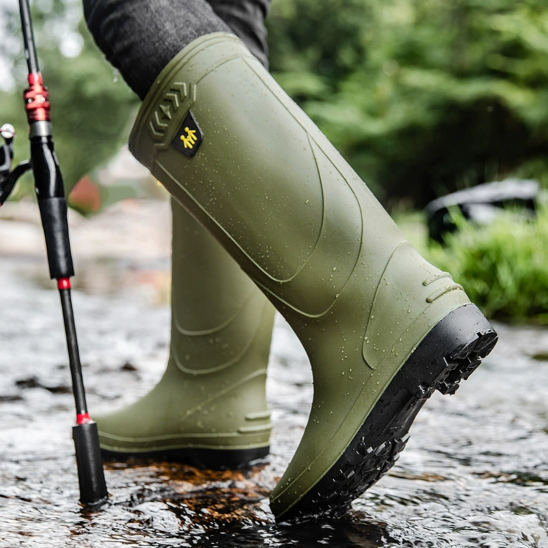 Men's Rain Boots Work Boots Sl - Fishing Waders ulasan dan harga